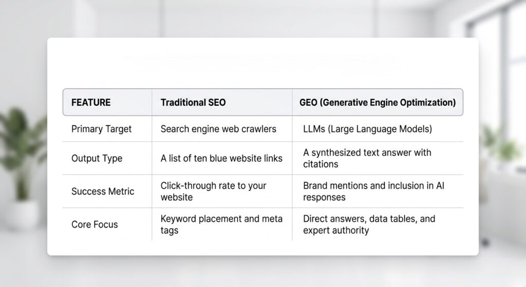 GEO vs. SEO